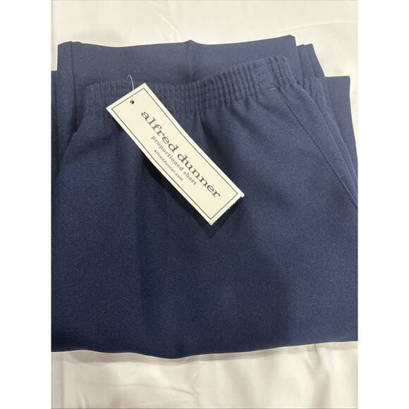 NWT Alfred Dunner Classics: 2 Pairs, Black & Blue #09108, Size 10 Short , L 27” - Picture 7 of 9